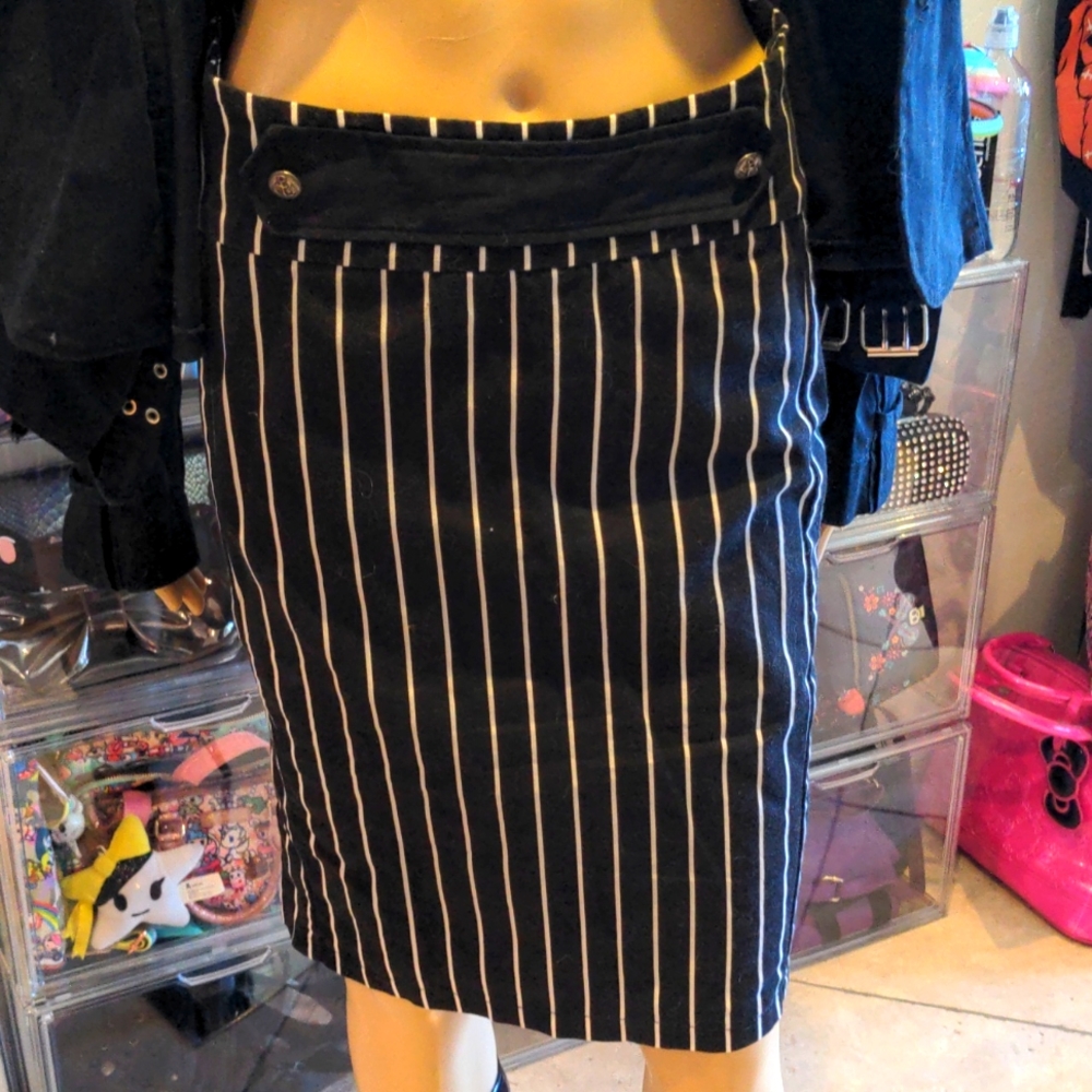 Pinstripe pin-up girl skirt XS/S